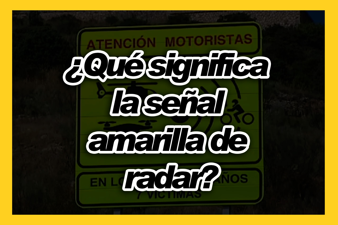 señal radar color amarillo 991g